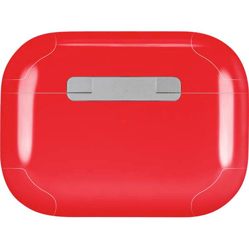 Red Solid Apple AirPods Pro Skin